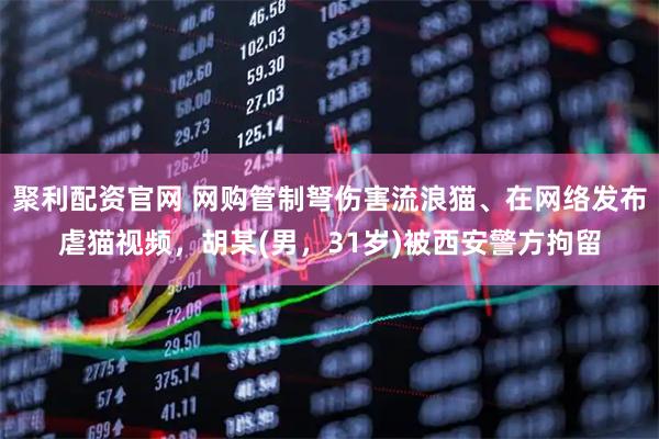 聚利配资官网 网购管制弩伤害流浪猫、在网络发布虐猫视频，胡某(男，31岁)被西安警方拘留